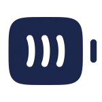 Battery Full Minimalistic SVG Icon